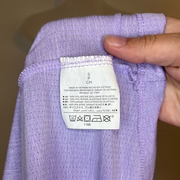 Old Navy Active Purple Loose Elastic Mesh Tank Size Small - Picture 5 of 7